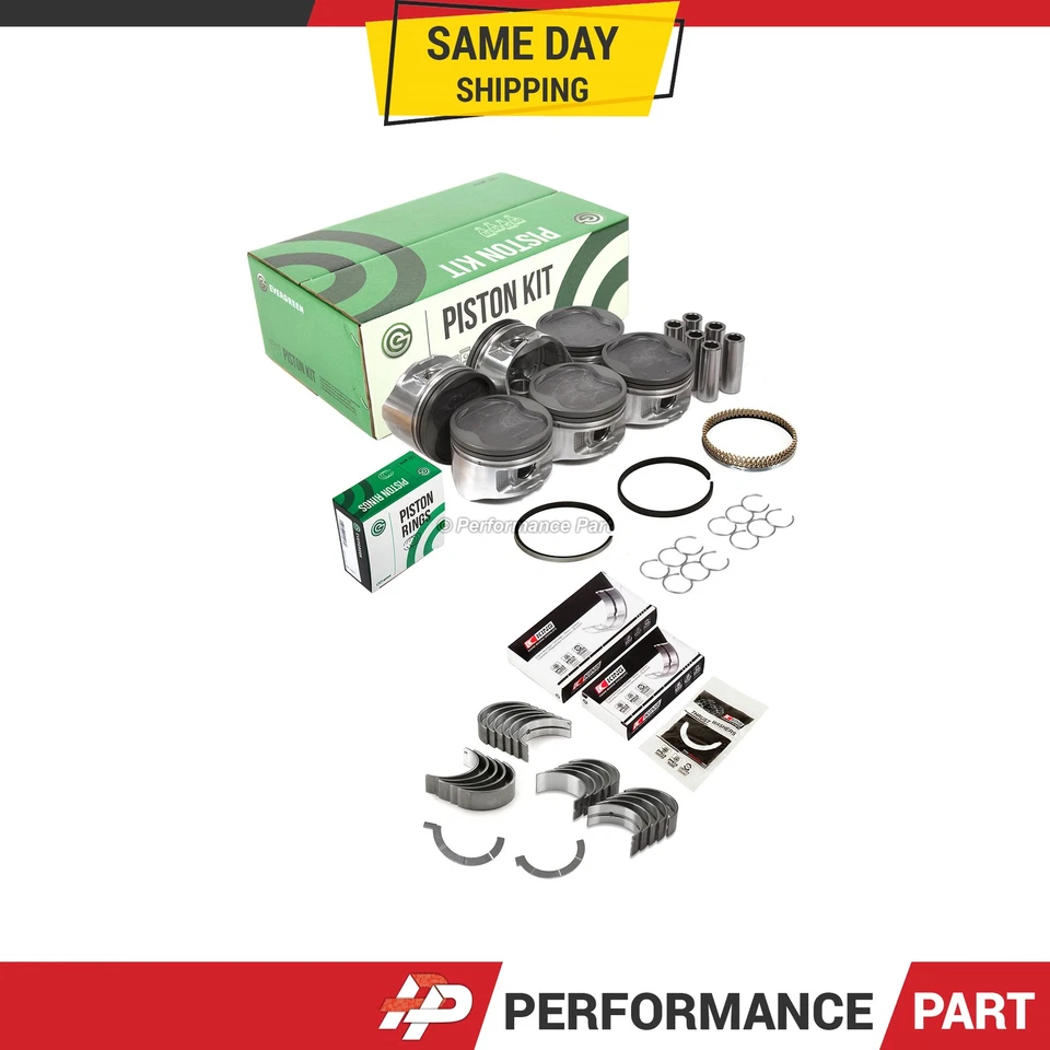 Rodamientos de varilla principal de pistones para 95-02 Toyota Tacoma Tundra T100 3,4 L DOHC 5VZFE Foto 1 de 4