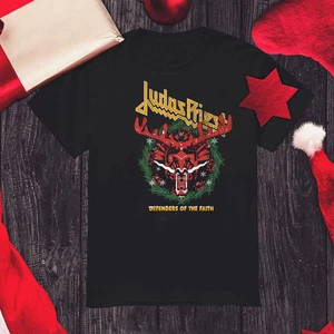 Defensores de la Fe Vacaciones Judas Priest S-234XL Camisa Negra Unisex B2151 - Imagen 1 de 2