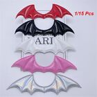 1/15Pcs 14.5*4CM Fabric DIY Jewelry Leather Padded Demon Bat Wings Patch