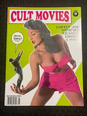 1994 CULT MOVIES Magazine #8 VF- 7.5 Vampira / Ed Wood / Bela Lugosi - Image 1 of 3