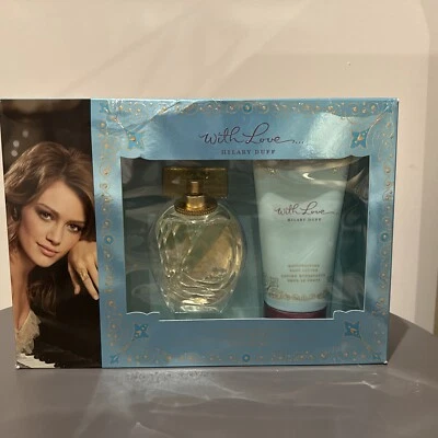 With Love By HILARY DUFF 3.4 3.3 oz 100ml EDP Spray 5.0oz Body Lotion NIB - Image 1 of 4