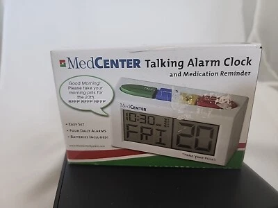 MedCenter Talking Alarm Clock and Medication Reminder - Image 1 of 3