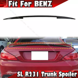 12-21 Painted Fits Mercedes BENZ SL R231 Rear Boot Trunk Spoiler SL300 SL63 SL55 - Picture 1 of 4