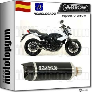 ARROW TUBO DE ESCAPE HOMOLOGADO THUNDER ALUMINIO NEGRO C YAMAHA XJ6 2015 15 - Imagen 1 de 3