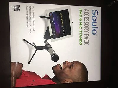iPad & mic stand stands Wireless Microphone ACCESSORY PACK Soulo karaoke  - Image 1 of 2
