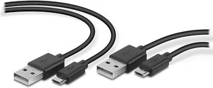 SPEEDLINK STREAM Play & Charge Kabel USB Zestaw do PS4 Dualshock Czarny - Zdjęcie 1 z 5
