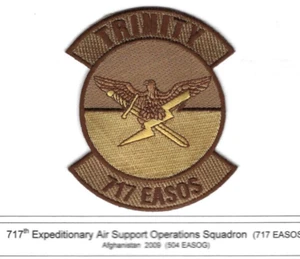 PATCH USAF 717TH EXP AIR SUPPORT OPERATIONS SQ EASOS AFGHANISTAN           PG68 - Bild 1 von 1