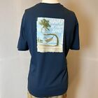 Tommy Bahama T-Shirt Men's Size XL, Short Sleeve Blue "Sway in Your Lane"