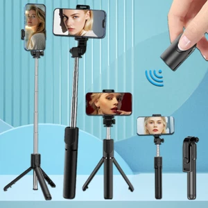 Smartphone selfie stick tripod with wireless remote control - Picture 1 of 12