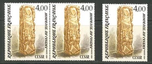 FRANCIA 1984, ""CÉSAR"" HOMENAJE AL CINE, ESCULTURA DE PELÍCULAS, Scott 1908 x 3, Estampillada sin montar o nunca montada - Imagen 1 de 1