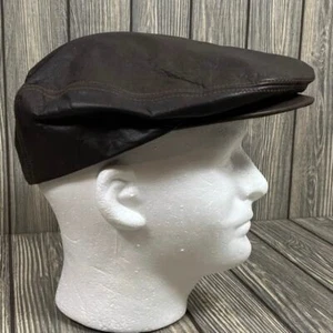 Adventure Bound Vintage Newsboy Hat Cap Made In USA Sz M Vintage Classic Golf - Picture 1 of 10