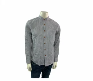 Coofandy Men’s Size Small Long Sleeve Striped Button Down Shirt - Picture 1 of 4