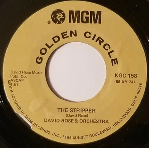 David Rose Orchestra The Stripper / The Runway" VG+ - Picture 1 of 3