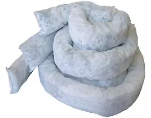 GLOBAL SPILL Oil & Fuel Spill Absorbent Boom Sock 3.6m x 7.5cm (22L Capacity) (C - Picture 1 of 1
