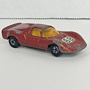 Matchbox Vintage Mattel 1970 Lesney Superfast No 68 Porsche 910 Red Die Cast Car - Picture 1 of 7
