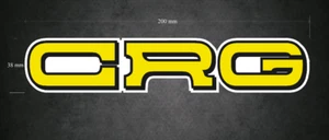CRG Sticker/Decal - 200mm x 38mm - Printed & Laminated - Karting - Go-Kart - Picture 1 of 1