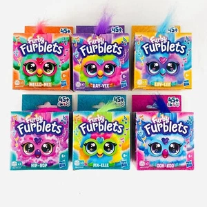 Furby FURBLETS Mini Plush Friends SET OF ALL 6 Electronica Music 45+ Sounds 2023 - Picture 1 of 1