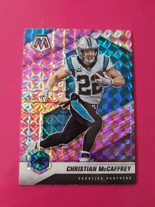 2021 Panini Mosaic #36 Christian McCaffrey Carolina Panthers Pink Camo Prizm - Bild 1 von 2