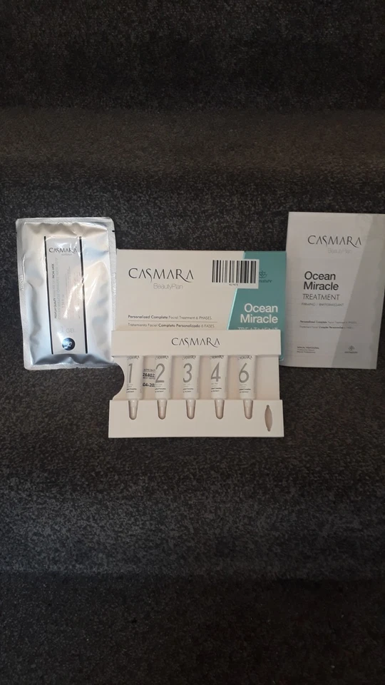 CASMARA OCEAN MIRACLE TREATMENT IONISABLE PEEL OFF MASK SET WITH COMPLETE 6 PHAS - Image 1 of 1