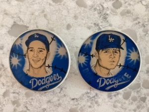 Prendedores parpadeantes Sandy Koufax & Don Drysdale años 60 - LA Dodgers - Imagen 1 de 1