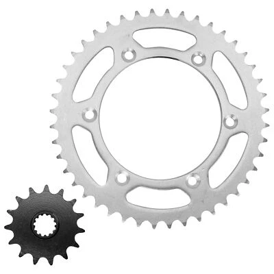 Kit de piñones delanteros y traseros para Suzuki DR350 97-1999 / DR-Z400S 2000-09 2011-2019 Foto 1 de 4