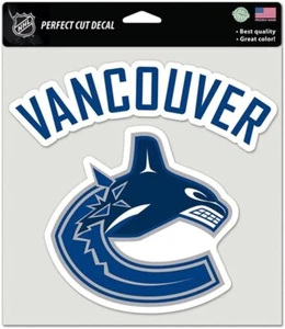 Calcomanía WinCraft de corte perfecto con logotipo de Vancouver Canucks 4""x4 - Imagen 1 de 1