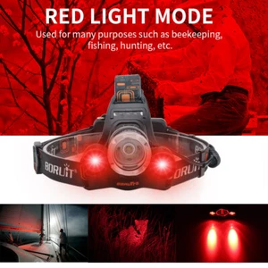 1200000lm Super Bright LED Headlamp Headlight Flashlight Torch USB Rechargeable - Picture 1 of 19