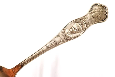 Colher antiga Oneida Community Wear Deutschland Augusta Victoria placa de prata - Imagem 1 de 4