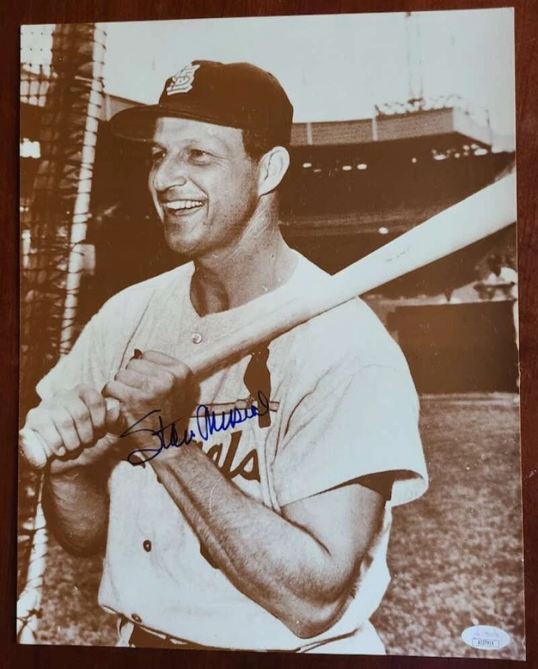 Stan Musial JSA Cert Signed  11x14 Photo Autograph - Image 1 of 1