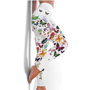 Yoga Pants Women's High Waist Leggings Tummy Control Butt - 3X Runs Small XXL - Picture 1 of 2