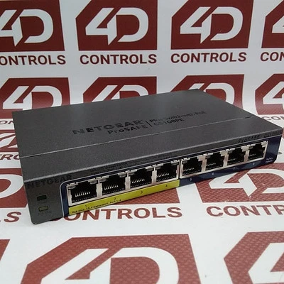 GS108PEV3 | NetGear | Ethernet POE Switch, 8 Port, Prosafe Gigabit, Used (UPP) - Image 1 of 2