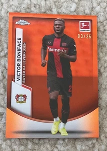 2024 Topps Chrome Victor Boniface Orange /25! - Bild 1 von 2