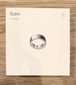 Oura Ring Gen 4 - Silver  size 7 BRAND NEW SEALED BOX - Picture 1 of 2