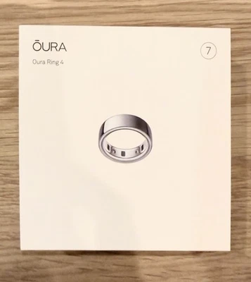 Oura Ring Gen 4 - Silver  size 7 BRAND NEW SEALED BOX - Image 1 of 2