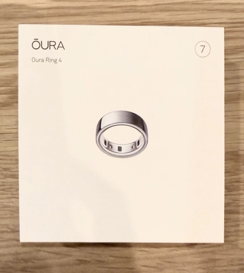 Oura Ring Gen 4 - Silver  size 7 BRAND NEW SEALED BOX - Image 1 of 2