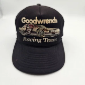 Vintage Goodwrench Racing Team Mütze Kappe Druckknopflasche schwarz NASCAR Racing Herren 80er - Bild 1 von 12