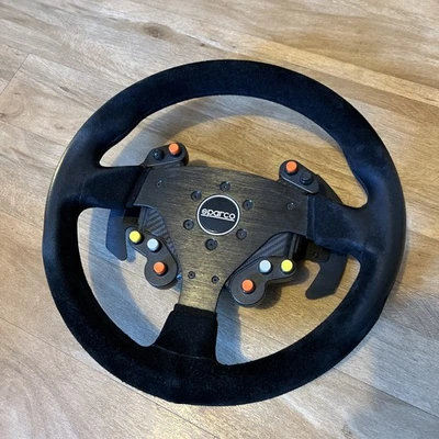 Thrustmaster Sparco R383 Mod TM Rally Wheel Add-On Mit Magnetic Shifter Mod - Bild 1 von 4