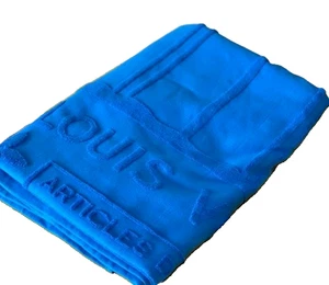 Louis Vuitton Baumwolle Strandtuch Yacht Serviette LV Monogram Hawaii Blau NEU LTD - Bild 1 von 19