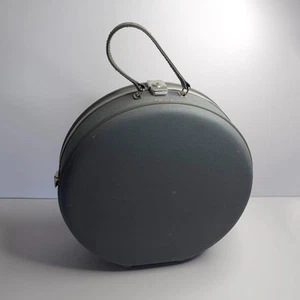 Vtg American Tourister Round Luggage Blue No Key - Picture 1 of 11