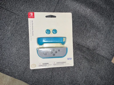 New Nintendo Switch JOY CON GEL Guards TEAL BLUE No Slip Gaming Accessory - Image 1 of 3