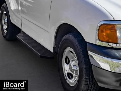 APS Stain Black 6" Side Step Nerf Bar Fit 97-03 Ford F150 F250 LD Regular Cab - Image 1 of 4