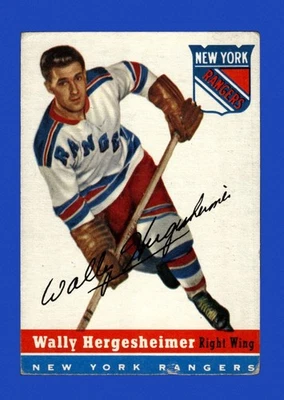 1954-55 Topps Set-Break # 22 Wally Hergesheimer LOW GRADE *GMCARDS* - Image 1 of 2