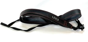 Leica Black Red Neck Strap For D-LUX 5 6 Cameras + Point And Shoot OEM Genuine - Picture 1 of 1