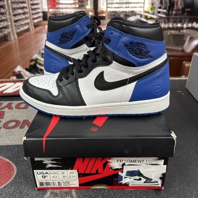 Talla 9.5 - AIR JORDAN 1 RETRO ALTO OG FRAGMENTO 716371-040 LIGERAMENTE USADO CON CAJA Foto 1 de 4