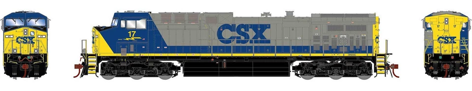 Athearn Genesis HO GE AC4400CW CSX Transportation CSXT #17 DC LED ATHG31551 - Image 1 of 1