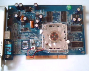 Scheda PCI 3DFR55256P GeForce FX5500 256M S-Video VGA D256M - Foto 1 di 6