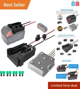 M18V Battery Step-Down DC 18V to 12V Converter - Durable with Safety Features - Picture 1 of 9