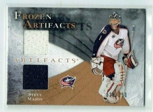 10-11 UD Upper Deck Frozen Artifacts  Steve Mason  /150  Dual Jerseys