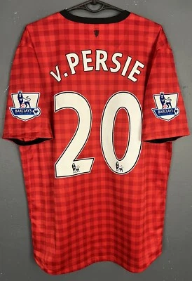 CAMISETA DE FUTBOL HOMBRE MANCHESTER UNITED 2012/2013 VAN PERSIE TALLA L Foto 1 de 4