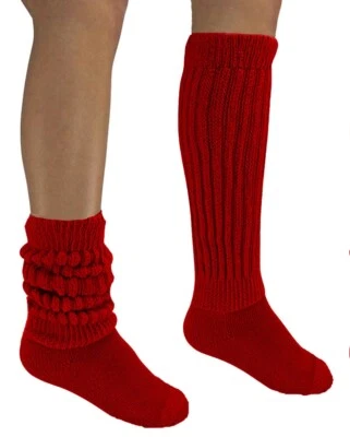 Borgoña Encorvado a la Rodilla Calcetines Hooters Uniforme Entrenamiento Fútbol Disfraz de Halloween Foto 1 de 4